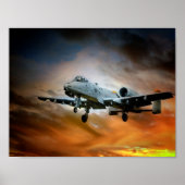 A10 Thunderbolt II Poster (Voorkant)