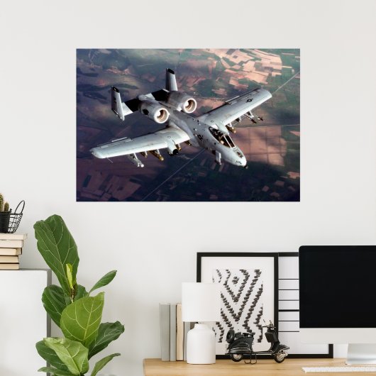 A10 Thunderbolt II-Poster Poster (Thuiskantoor)