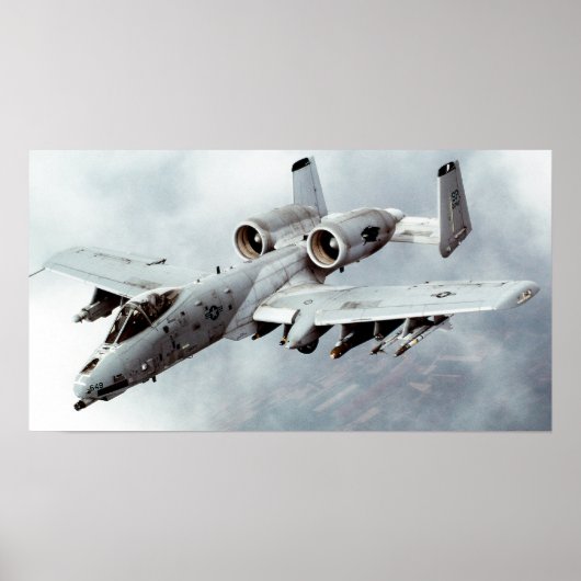 A10 Thunderbolt II-Poster Poster (Voorkant)