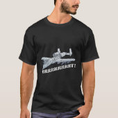 A10 Warthog Brrt Pro Military T Shirt (Voorkant)