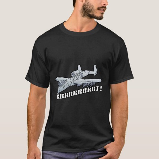 A10 Warthog Brrt Pro Military T Shirt (Voorkant)