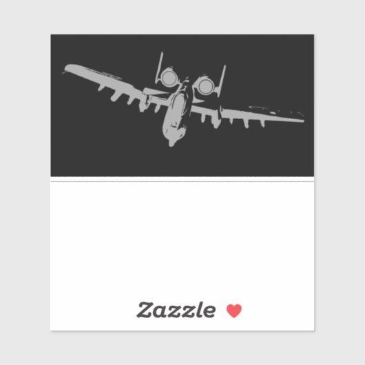 A10 Warthogsticker Sticker (Vel)