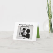 A112C - Steenkool in mijn voorraad Bedankkaart (Achterkant)