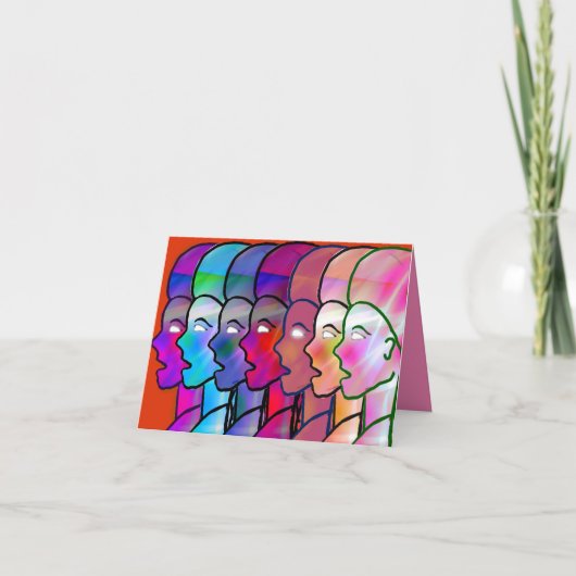 A119D - Mirror-kaart — de andere grief Bedankkaart (Voorkant)