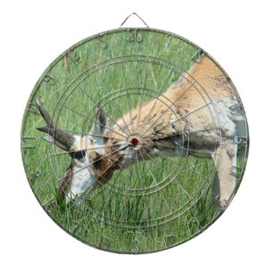 A11 Gaffelantilope bok aan het grazen Dartbord