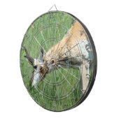 A11 Gaffelantilope bok aan het grazen Dartbord (Voorkant Rechts)