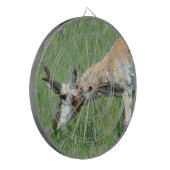 A11 Gaffelantilope bok aan het grazen Dartbord (Voorkant Links)