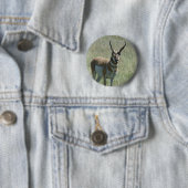 A13 Gaffelantilope Ronde Button 5,7 Cm (In situ)