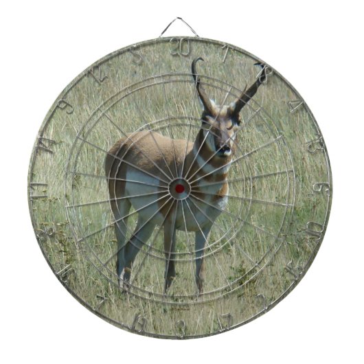 A13 Gaffelbok-antilope bok Dartbord (Voorkant)