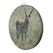 A13 Gaffelbok-antilope bok Dartbord (Voorkant Rechts)