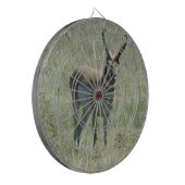 A13 Gaffelbok-antilope bok Dartbord (Voorkant Links)