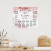 A14 Tafel GUEST ZITKAART Poster (Keuken)