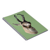 A18 Gaffelantilope bok kopschot Notitieboek (Rechterzijde)