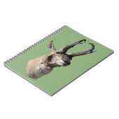 A18 Pronghorn Antelope Buck Head Shot Notitieboek (Linkerzijde)