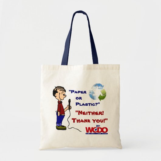 A18 - WCDO milieuvriendelijke Shopping Bag Tote Bag (Voorkant)