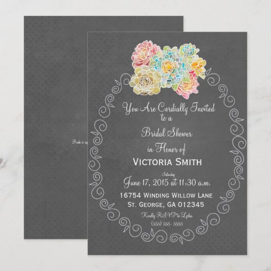 A1 Best Chalkboard overeenstemmend Vrijgezellenfee Kaart (Voorkant / Achterkant)