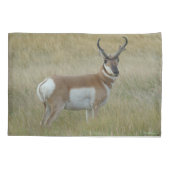 A1 Gaffelantilope Grote Bok Kussensloop (Achterkant)