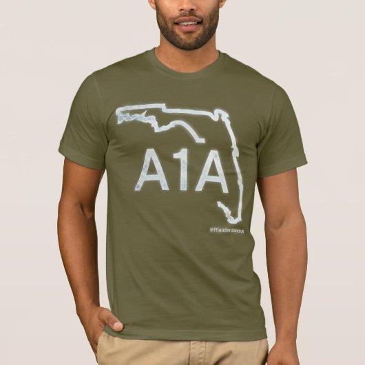 A1A Caostal Highway T-shirt (Voorkant)