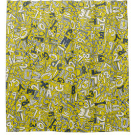 A1B2C3-kenmerk Douchegordijn