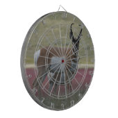 A24 Gaffelbok Ram Dartbord (Voorkant Links)