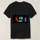 A24 Multicolor Logo T-shirt (Design voorkant)