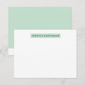 A2-bankroet markeren - Mint Notitiekaartje (Voorkant / Achterkant)