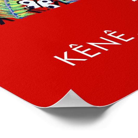 A2 poster van John Dyer. Tribale lichaamskunst (Hoek)