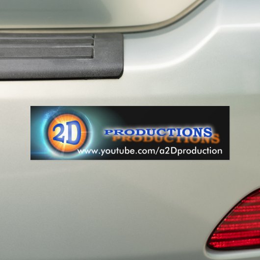 a2Dproduction Bumpersticker (Op auto)