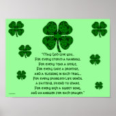 A30 Kaleidoscopic Celtic Irish Blessing 5 Poster (Voorkant)