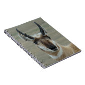 A30 Pronghorn Antelope Young Buck Head Shot Notitieboek (Rechterzijde)
