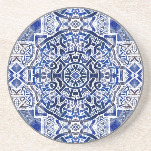A30b Celtic Kaleidoscopic Design Onderzetter (Voorkant)
