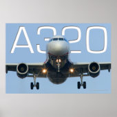 A320 LUCHTVAARTMAATSCHAPPIJ POSTER (Voorkant)