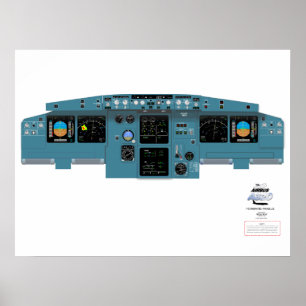 A320 Poster voor naar voren gericht beeldscherm