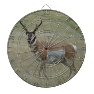A33 Gaffelantilope bok met kromme horens Dartbord