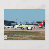A350 Panda Livery Briefkaart (Voorkant)