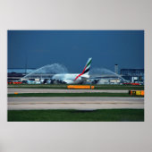 A380 Manchester Poster (Voorkant)