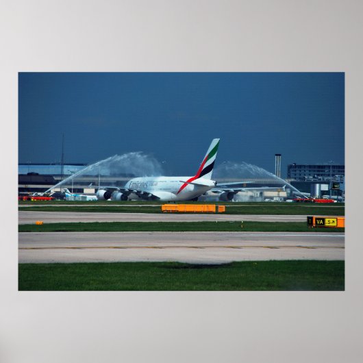 A380 Manchester Poster (Voorkant)