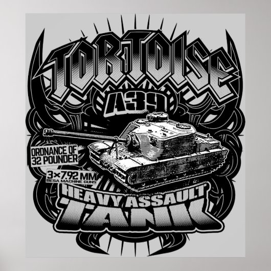 A39 Poster van het Poster van Tortoise (Voorkant)