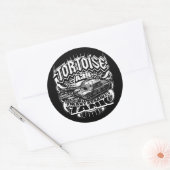 A39 Tortoise Classic Ronde Sticker Sticker (Envelop)