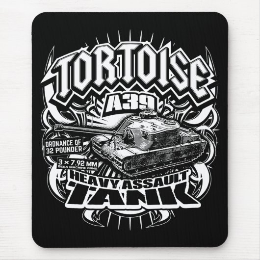 A39 Tortoise Muismat Mousepad (Voorkant)