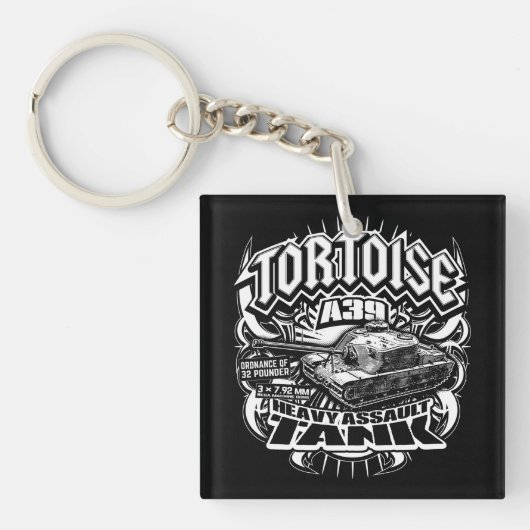 A39 Tortoise Sleutelhanger AcrylSleutelhanger (Voorkant)