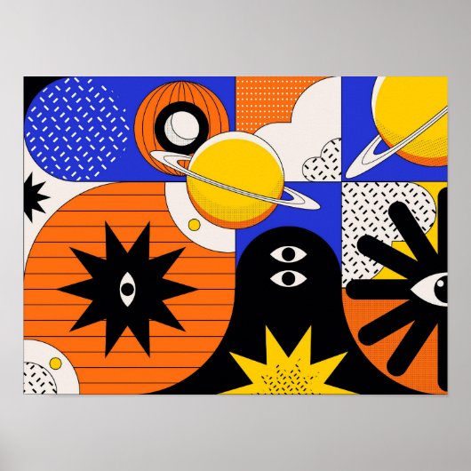 A3 Bauhaus Art Poster 2 (Voorkant)