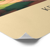 A3-formaat poster van het traditionele Keniaanse p (Hoek)