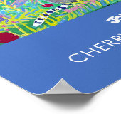 A3 poster van John Dyer. Kersenplukkers (Hoek)