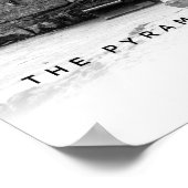 A3 Pyramiden van Giza Egypt coördineren Poster (Hoek)