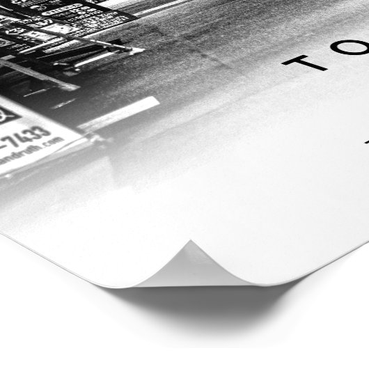 A3 Tokyo Japan Coordinates Poster (Hoek)