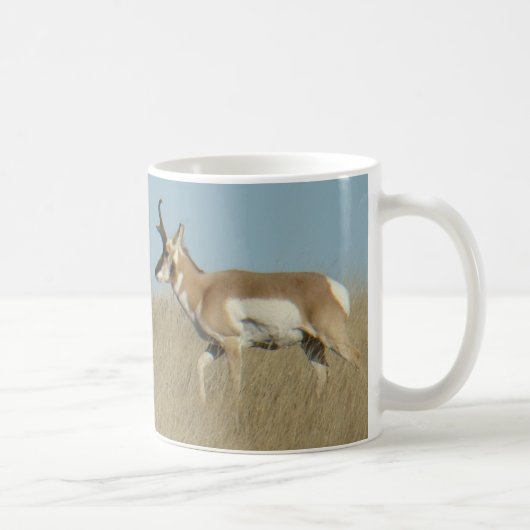 A44 Pronghorn Antelope Bucks Koffiemok (Rechts)