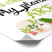 A4 Poster Home is waar mijn planten zijn (Hoek)