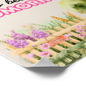 A4 Poster Om een tuin te Planten is om in Tomor te (Hoek)