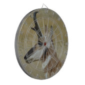 A4 Pronghorn Antelope Young Buck Head Shot Profile Dartbord (Voorkant Links)